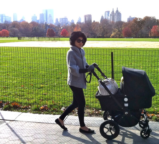 Central Park strolling