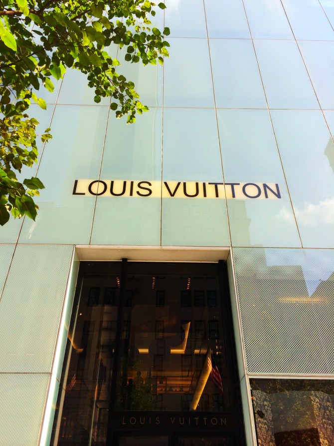 Louis Vuitton on Fifth avenue, New York