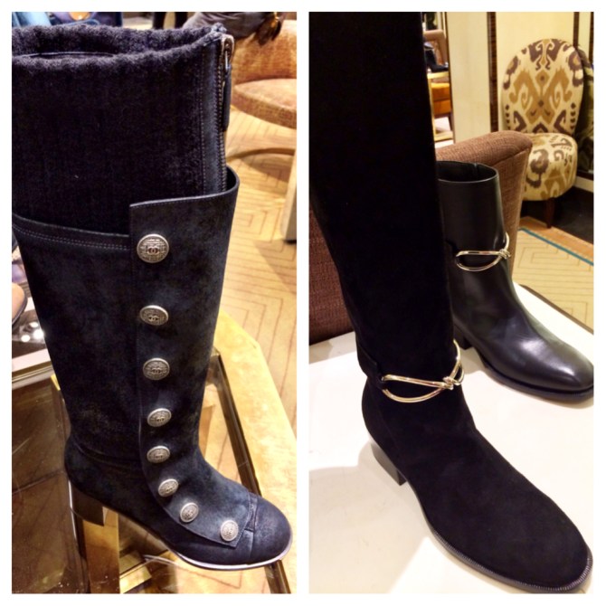 Casual chic (left: Chanel, right: Balenciaga)