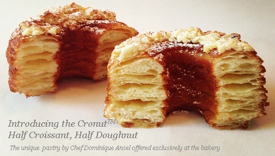 While a Dominique Ansel Bakery in New York  created the first Cronut in the world, it might not contained trans fat due to the strict regulations of trans fat use in NYC, but that was undoubtedly replaced with a whole lot of saturated fat which is also a high cholesterol, high calorie harmful fat. Now with the Cronut becoming viral around the world, it could be packed with trans or saturated fat or both, but what is for sure is its crazy fat/sugar/calories contents, and that's why some call it a "nutritional nightmare"!