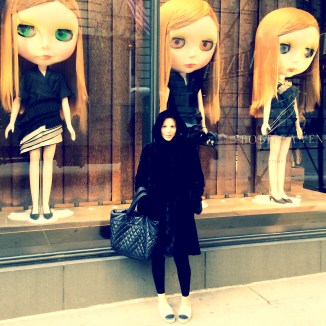 Feeling very tired these days and the icy cold weather is only allowing my fashion therapy to go so far. Hopefully this weather shapes up soon or I may have to join these girls to sport some behind the glass spring looks!