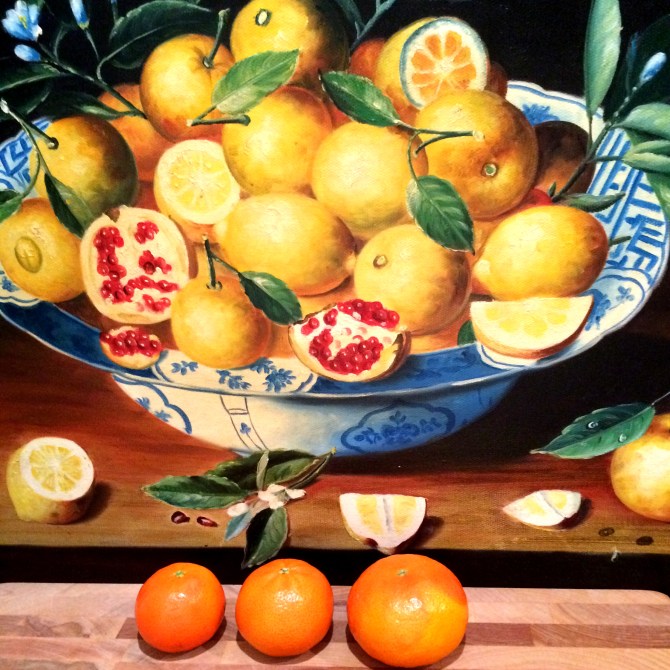 Fruit art in my kitchen